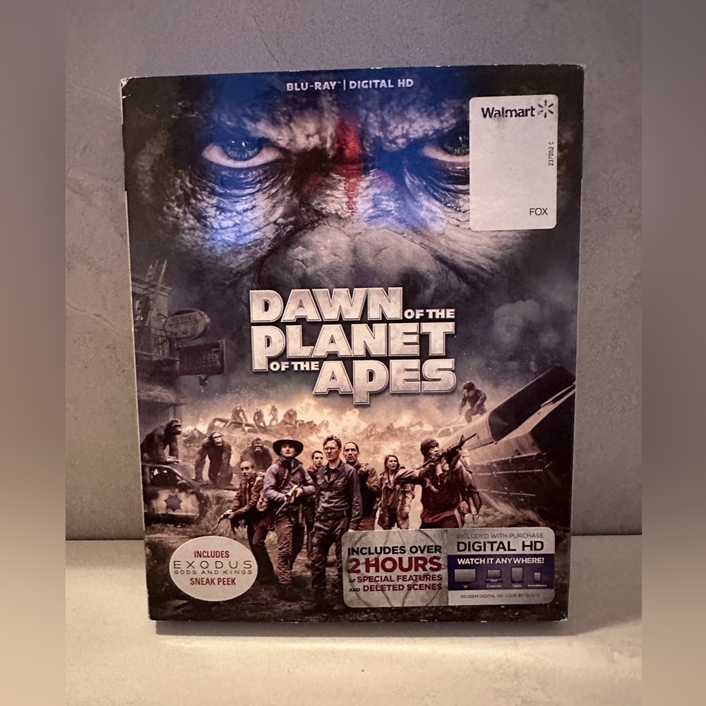 Dawn of the Planet of the Apes (Blu-ray, 2014) Pre Owned Slipcover